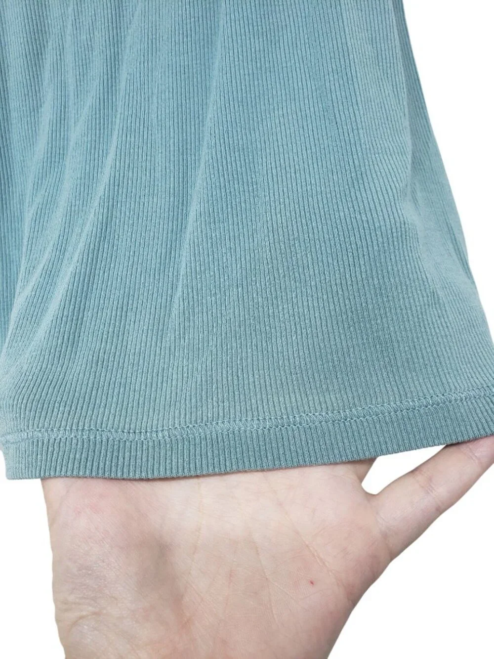 All Saints Light Blue Ribbed Tank Top Rink Tank US 6 Allsaints - Picture 11 of 11